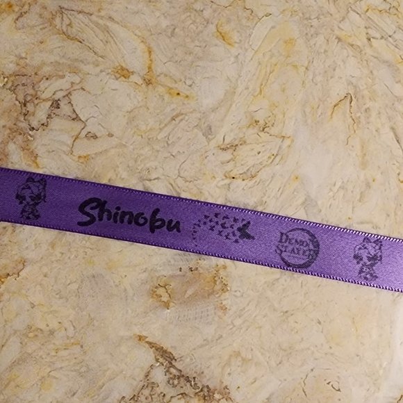 Printed Ribbons - Purple - Shinobu - 20 metres - Picture 1 of 5